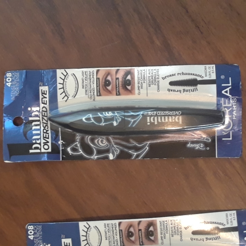Lot of two Loreal, full size, bambi oversized Eye mascara in intense black #408 - Picture 2 of 4